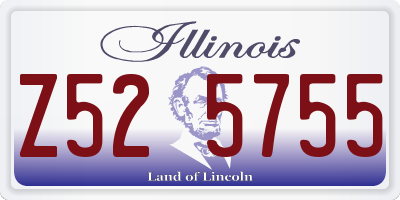 IL license plate Z525755