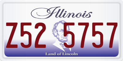 IL license plate Z525757