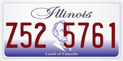 IL license plate Z525761