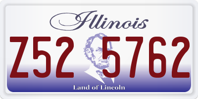 IL license plate Z525762
