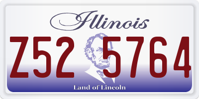 IL license plate Z525764