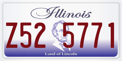 IL license plate Z525771