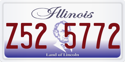 IL license plate Z525772