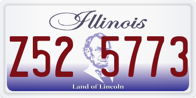 IL license plate Z525773