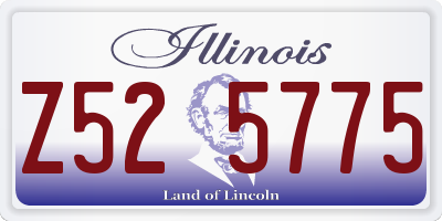 IL license plate Z525775