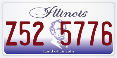 IL license plate Z525776