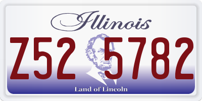 IL license plate Z525782