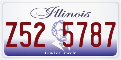 IL license plate Z525787