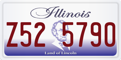 IL license plate Z525790