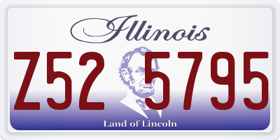 IL license plate Z525795
