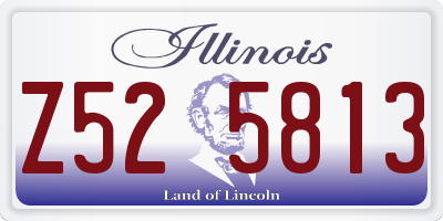 IL license plate Z525813