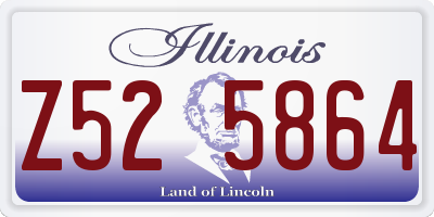 IL license plate Z525864