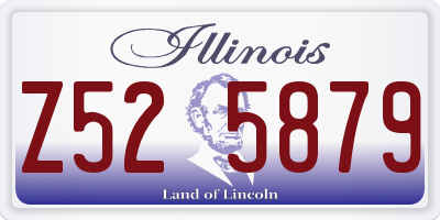 IL license plate Z525879
