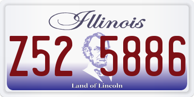 IL license plate Z525886