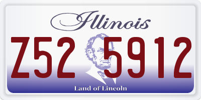 IL license plate Z525912