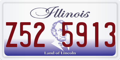IL license plate Z525913