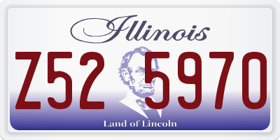 IL license plate Z525970