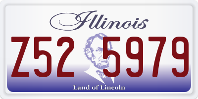 IL license plate Z525979