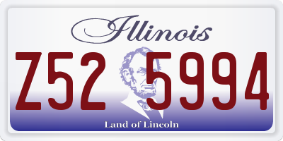 IL license plate Z525994