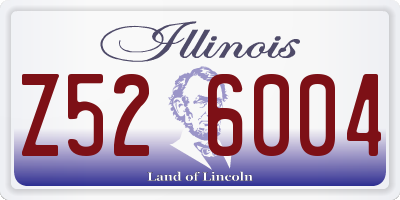 IL license plate Z526004