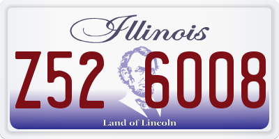 IL license plate Z526008