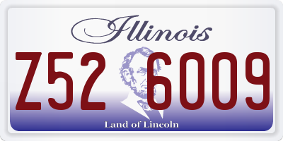 IL license plate Z526009