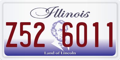 IL license plate Z526011