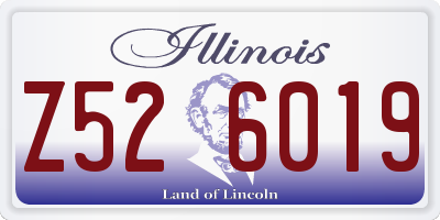 IL license plate Z526019