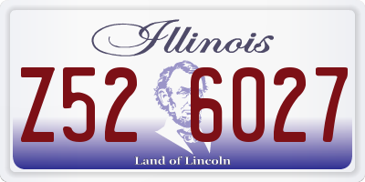 IL license plate Z526027
