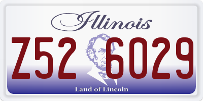 IL license plate Z526029