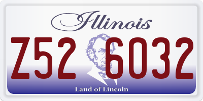 IL license plate Z526032