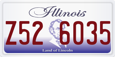 IL license plate Z526035