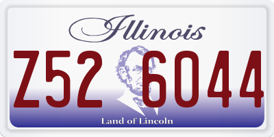 IL license plate Z526044