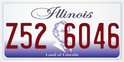IL license plate Z526046