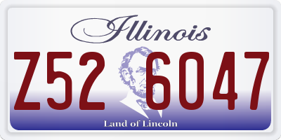 IL license plate Z526047