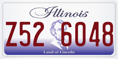 IL license plate Z526048