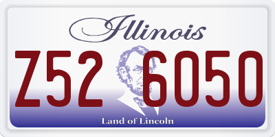 IL license plate Z526050