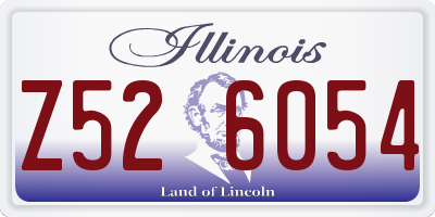 IL license plate Z526054