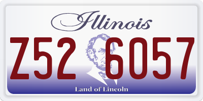 IL license plate Z526057