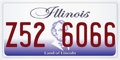 IL license plate Z526066