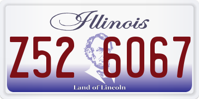 IL license plate Z526067