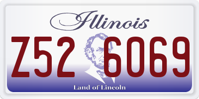 IL license plate Z526069