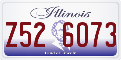 IL license plate Z526073