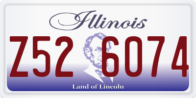 IL license plate Z526074