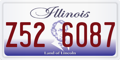 IL license plate Z526087