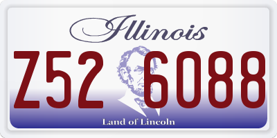 IL license plate Z526088