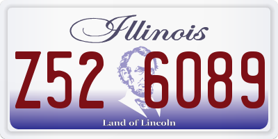 IL license plate Z526089