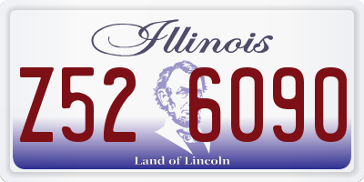 IL license plate Z526090