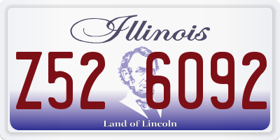 IL license plate Z526092