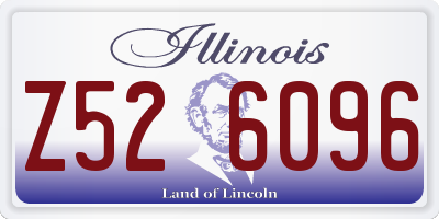 IL license plate Z526096